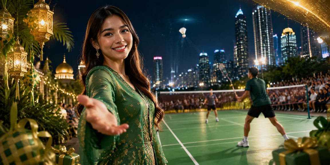 Suasana perayaan Hari Raya bersama hiburan pertaruhan kasino lcv1 di Petaling Jaya Malaysia